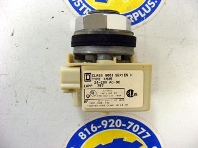 <b>Square D - </b>9001-KP35 Standard Duty Pilot Light Without Le